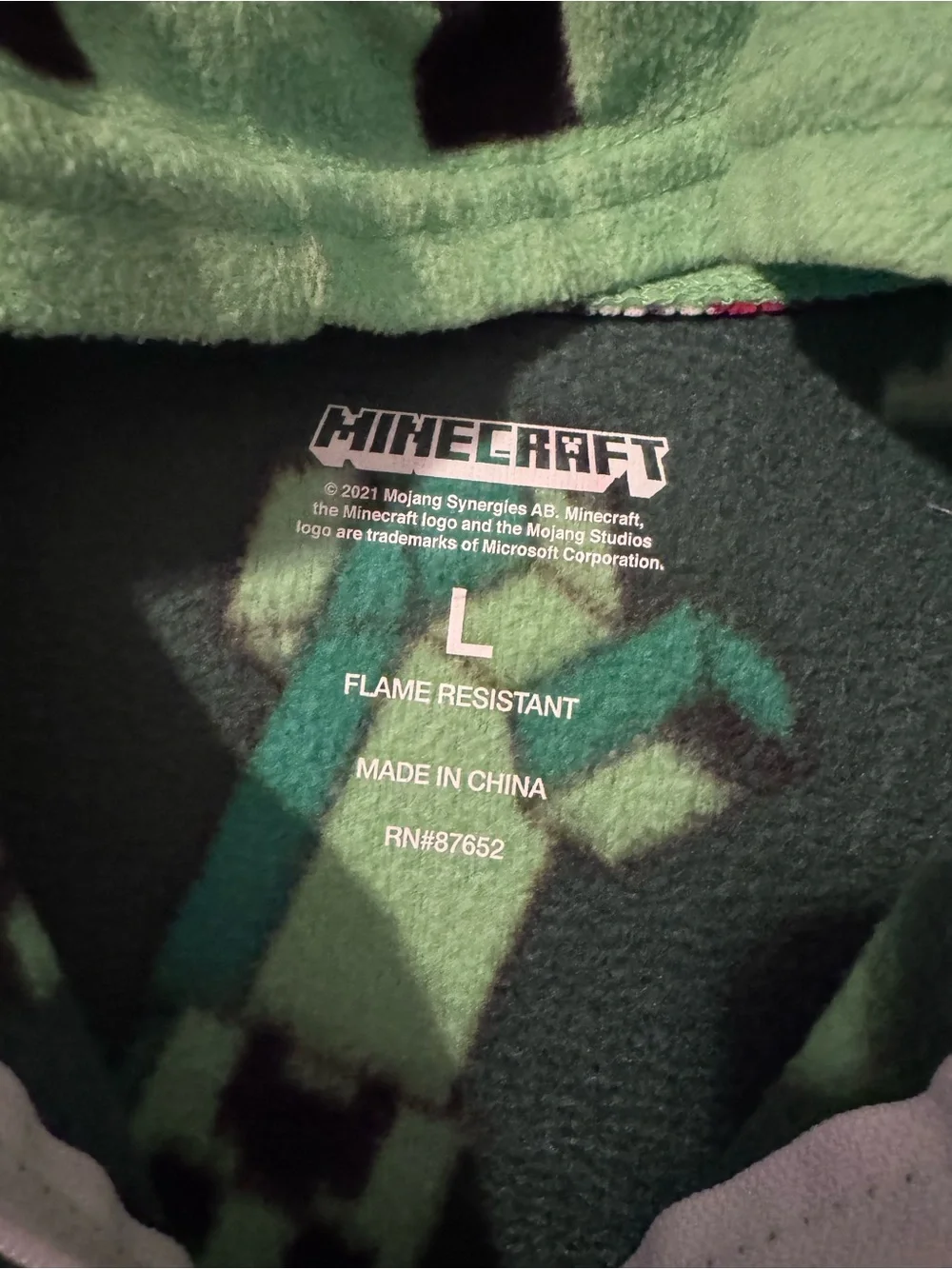 Mine raft Creeper Ooneaie Kids Large